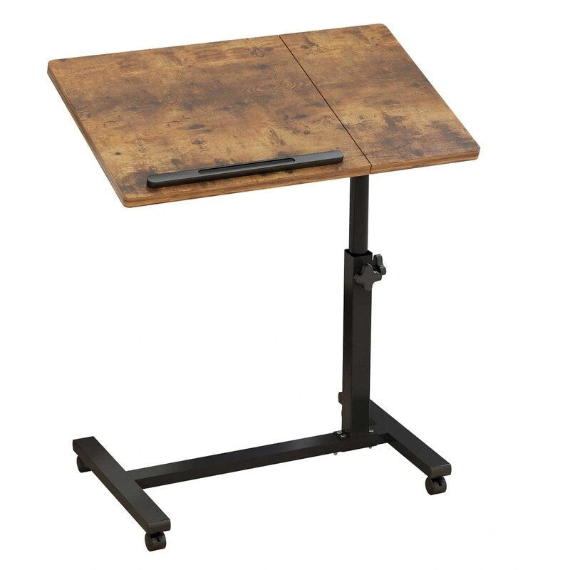 Tavolo vassoio regolabile in altezza con ruote - 23,6P x 15,9L x 35A
