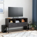 vidaXL Mobile TV Centro Intrattenimento Unità Multimediale Mobili Soggiorno Acciaio - 15.4 x 39.6 x 23.8
