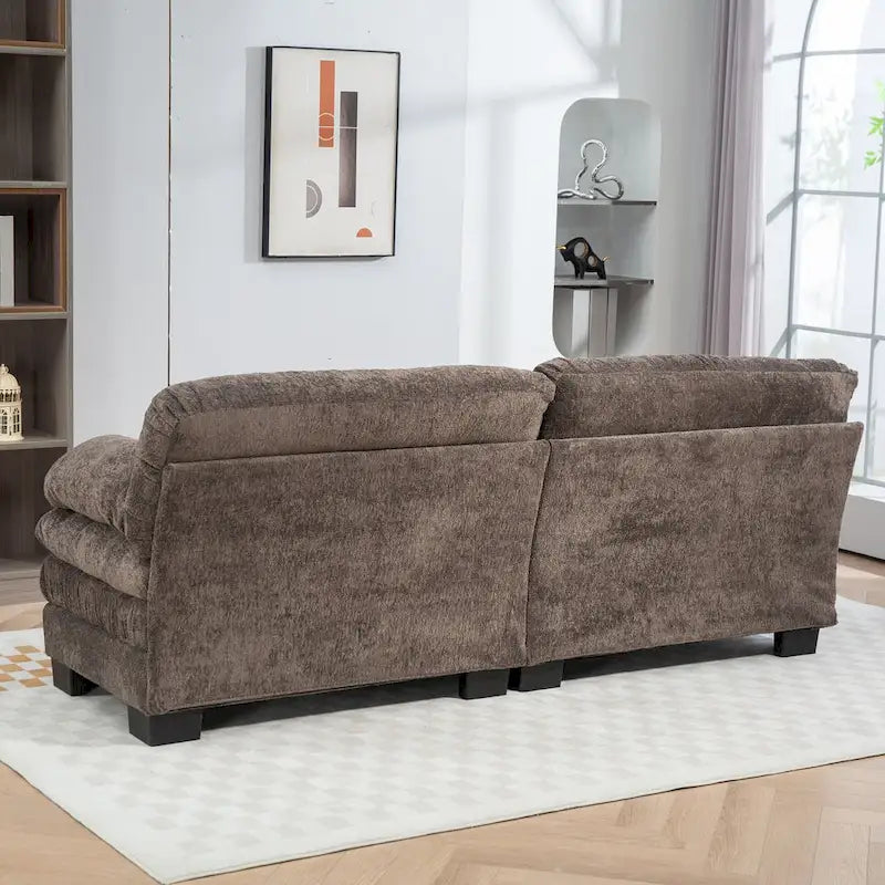 Divano a 3 posti imbottito 84 con Memory Foam e cuscini comfort