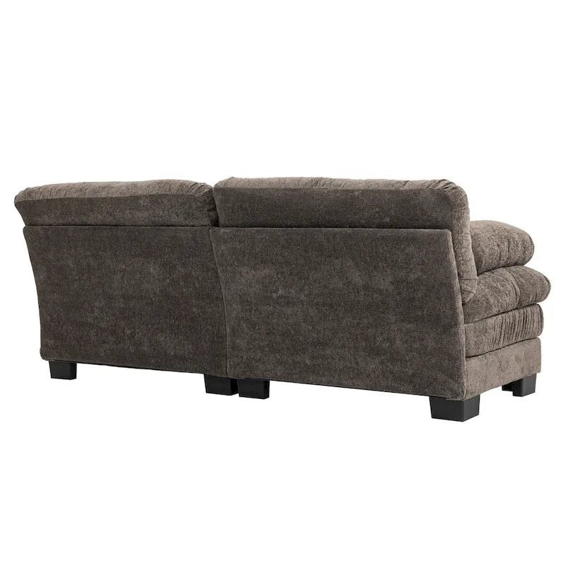 Divano a 3 posti imbottito 84 con Memory Foam e cuscini comfort