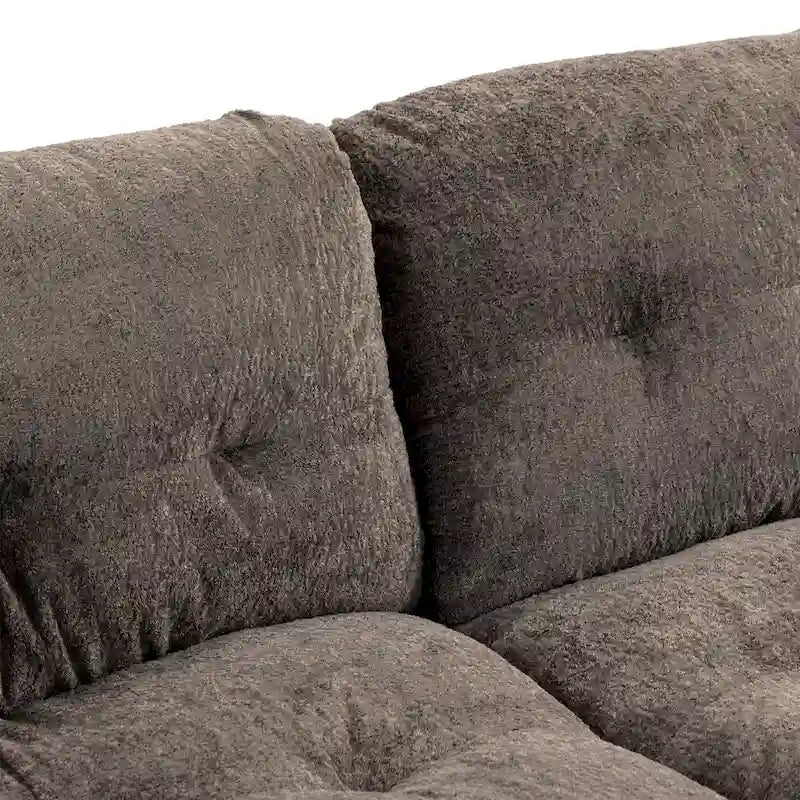 Divano a 3 posti imbottito 84 con Memory Foam e cuscini comfort