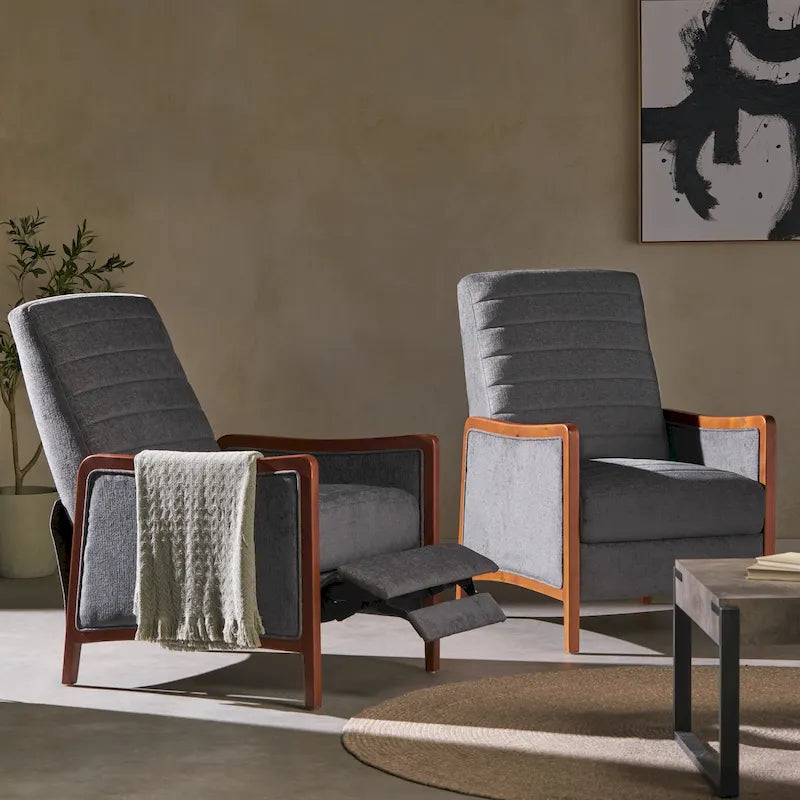 Anaura Channel Stitch Pushback Recliners by