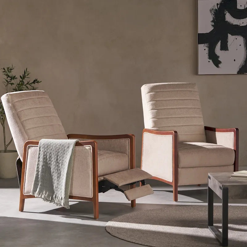Anaura Channel Stitch Pushback Recliners by