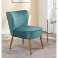 Us Pride Furniture Poltrona accentata moderna di metà secolo in microfibra, larghezza 23,2, modello Sauter