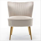 Us Pride Furniture Poltrona accentata moderna di metà secolo in microfibra, larghezza 23,2, modello Sauter