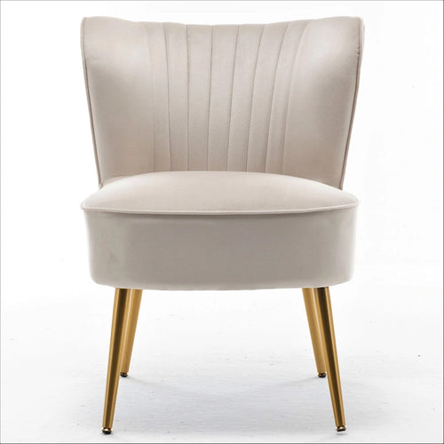 Us Pride Furniture Poltrona accentata moderna di metà secolo in microfibra, larghezza 23,2, modello Sauter