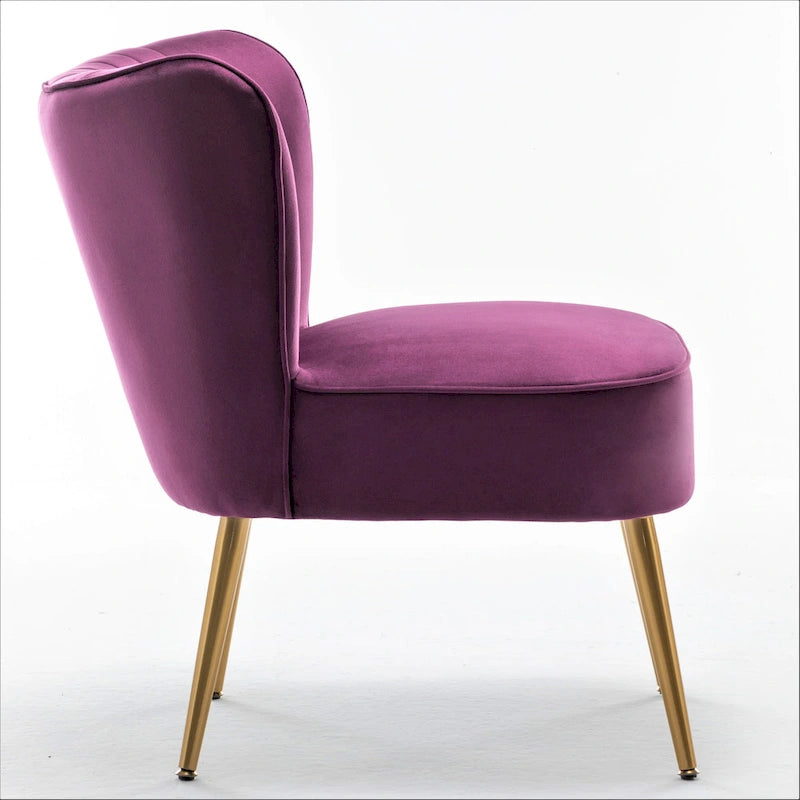Us Pride Furniture Poltrona accentata moderna di metà secolo in microfibra, larghezza 23,2, modello Sauter