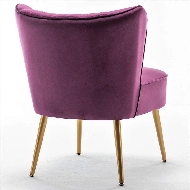 Us Pride Furniture Poltrona accentata moderna di metà secolo in microfibra, larghezza 23,2, modello Sauter