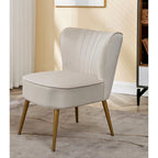 Us Pride Furniture Poltrona accentata moderna di metà secolo in microfibra, larghezza 23,2, modello Sauter