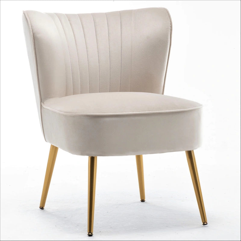 Us Pride Furniture Poltrona accentata moderna di metà secolo in microfibra, larghezza 23,2, modello Sauter