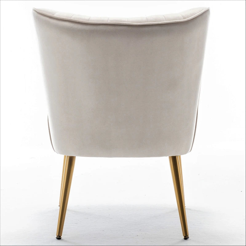 Us Pride Furniture Poltrona accentata moderna di metà secolo in microfibra, larghezza 23,2, modello Sauter