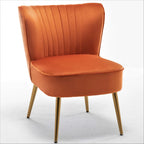 Us Pride Furniture Poltrona accentata moderna di metà secolo in microfibra, larghezza 23,2, modello Sauter