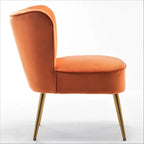 Us Pride Furniture Poltrona accentata moderna di metà secolo in microfibra, larghezza 23,2, modello Sauter