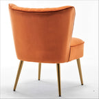 Us Pride Furniture Poltrona accentata moderna di metà secolo in microfibra, larghezza 23,2, modello Sauter
