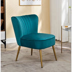 Us Pride Furniture Poltrona accentata moderna di metà secolo in microfibra, larghezza 23,2, modello Sauter