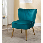 Us Pride Furniture Poltrona accentata moderna di metà secolo in microfibra, larghezza 23,2, modello Sauter
