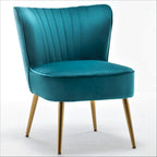 Us Pride Furniture Poltrona accentata moderna di metà secolo in microfibra, larghezza 23,2, modello Sauter