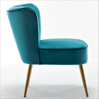 Us Pride Furniture Poltrona accentata moderna di metà secolo in microfibra, larghezza 23,2, modello Sauter