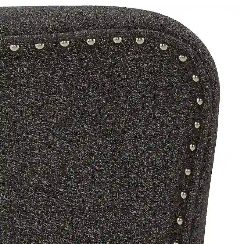 Poltrona lounge Capella Highback Wing con poggiapiedi di