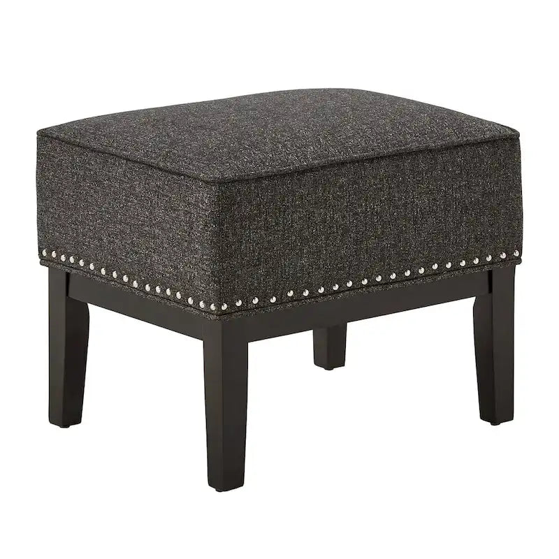Poltrona lounge Capella Highback Wing con poggiapiedi di