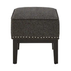 Poltrona lounge Capella Highback Wing con poggiapiedi di