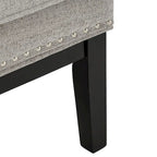 Poltrona lounge Capella Highback Wing con poggiapiedi di