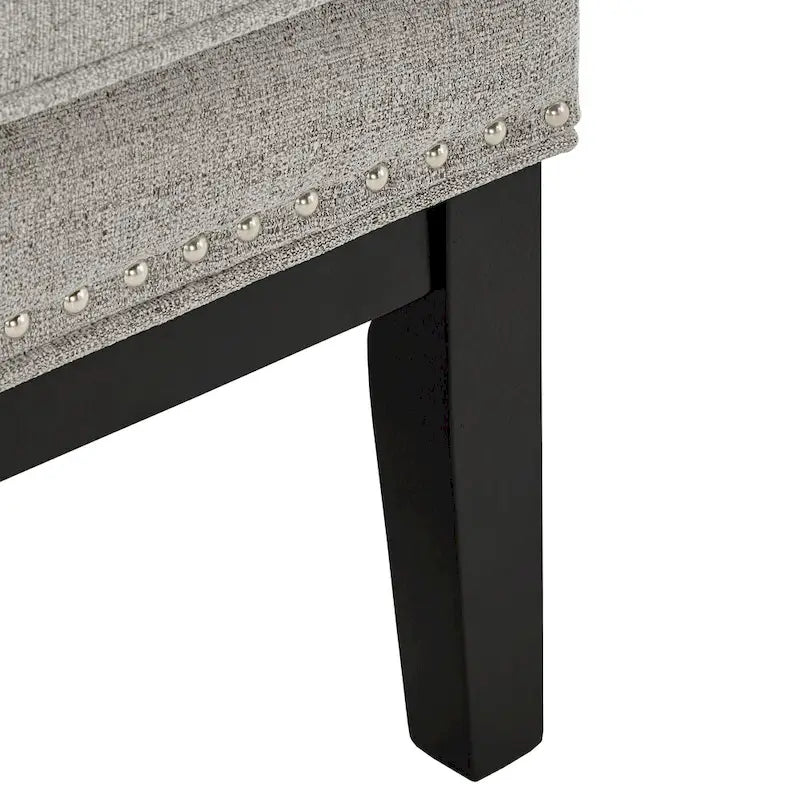 Poltrona lounge Capella Highback Wing con poggiapiedi di