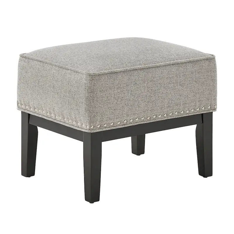 Poltrona lounge Capella Highback Wing con poggiapiedi di