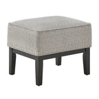 Poltrona lounge Capella Highback Wing con poggiapiedi di