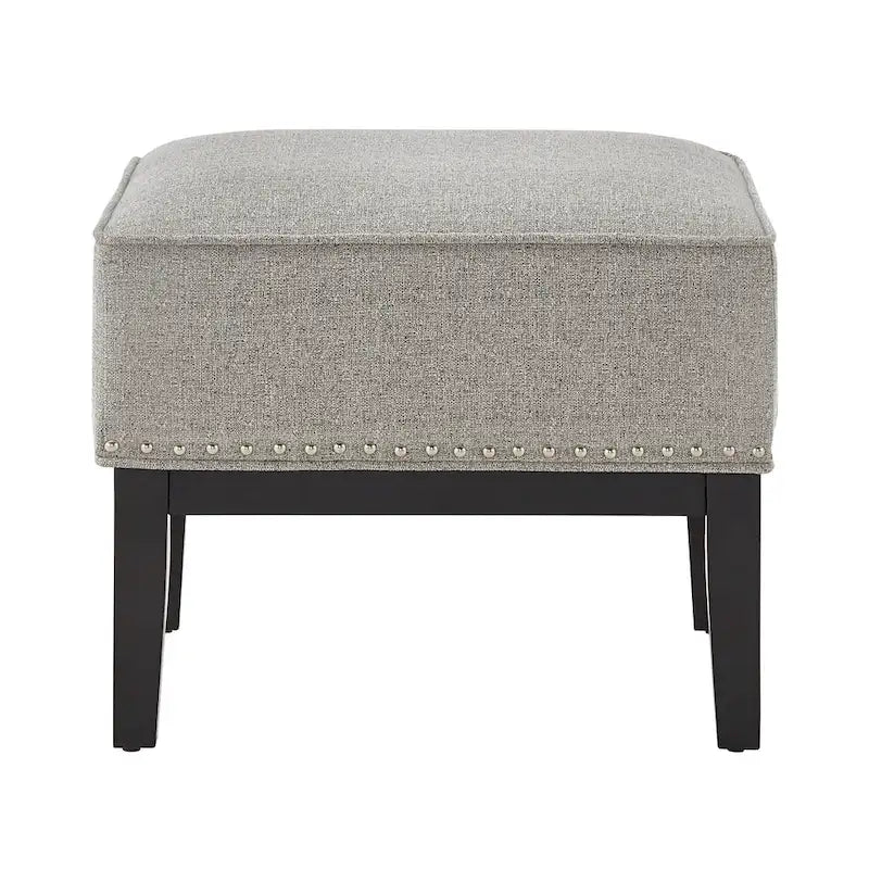 Poltrona lounge Capella Highback Wing con poggiapiedi di