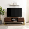 Mobile TV Middlebrook con 2 cassetti e base in metallo in stile contemporaneo