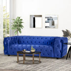 Divano Sagewood Transitional con imbottitura capitonné profonda, di