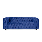Divano Sagewood Transitional con imbottitura capitonné profonda, di