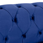 Divano Sagewood Transitional con imbottitura capitonné profonda, di