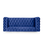 Divano Sagewood Transitional con imbottitura capitonné profonda, di