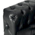 Divano Sagewood Transitional con imbottitura capitonné profonda, di