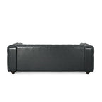 Divano Sagewood Transitional con imbottitura capitonné profonda, di