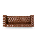 Divano Sagewood Transitional con imbottitura capitonné profonda, di