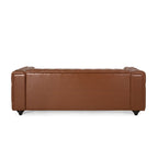 Divano Sagewood Transitional con imbottitura capitonné profonda, di