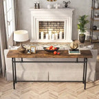 Tavolo Consolle, Tavolo Stretto Lungo da Ingresso da 180 cm per Soggiorno - 30P x 180L x 90A cm