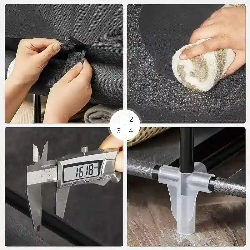 Armadio Portatile per Camera da Letto - 11.81P x 46L x 63.78A