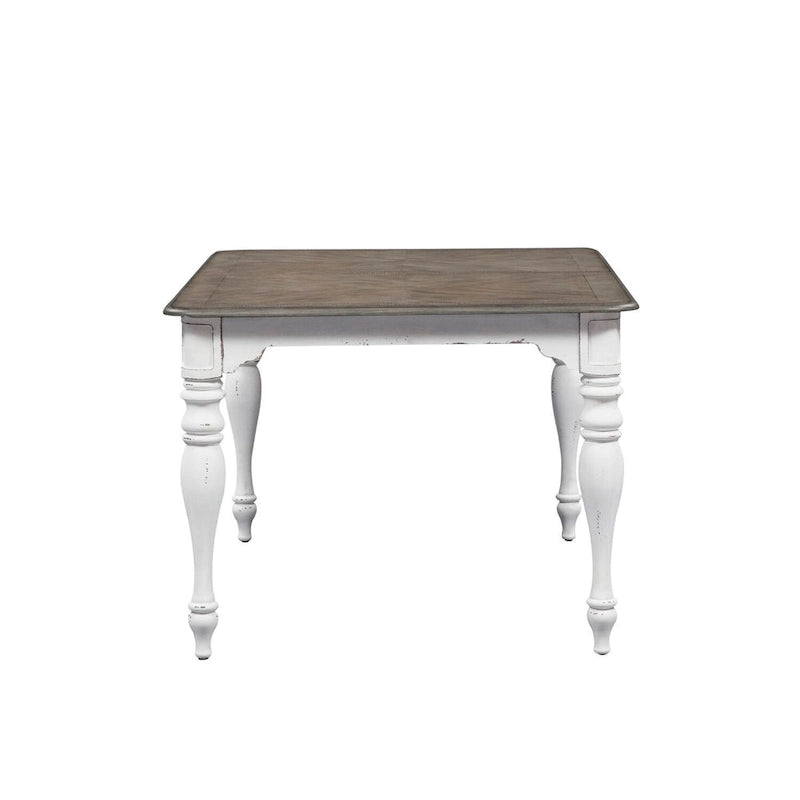 Tavolo con Gambe Magnolia Manor Antico Bianco Effetto Legno Usurato