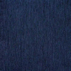 Pouf in misto poliestere con motivo damascato tradizionale Sevita Navy/Senape