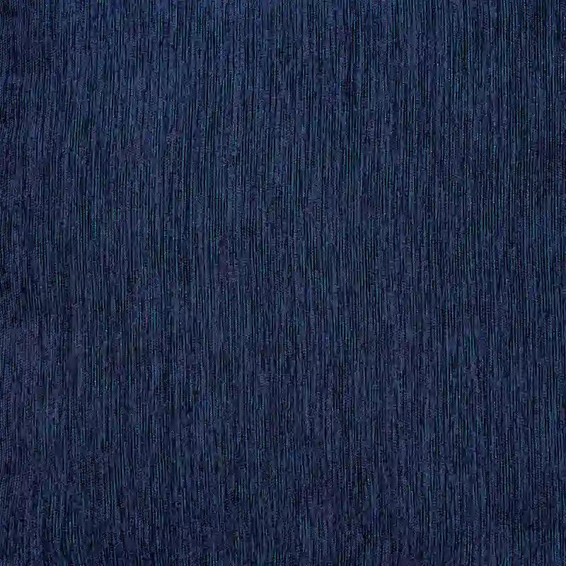 Pouf in misto poliestere con motivo damascato tradizionale Sevita Navy/Senape