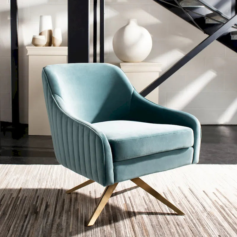   Couture Gitza Channeled Accent Chair - 28Wx30Dx32H