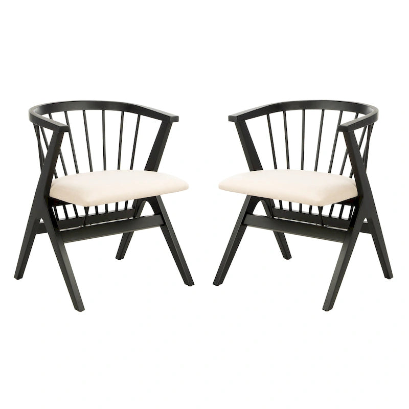 Sedia da pranzo Carlota Spindle (Set di 2) - 23 L x 23 P x 30 A - 22Lx22Px30A