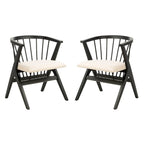 Sedia da pranzo Carlota Spindle (Set di 2) - 23 L x 23 P x 30 A - 22Lx22Px30A