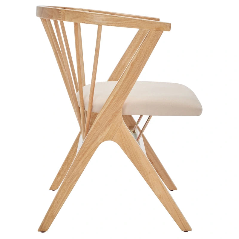 Sedia da pranzo Carlota Spindle (Set di 2) - 23 L x 23 P x 30 A - 22Lx22Px30A