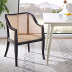 Sedia da pranzo Olar in canna - 23,6 x 23,8 x 32,7 - 24Lx24Px33A