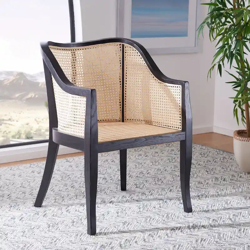 Sedia da pranzo Olar in canna - 23,6 x 23,8 x 32,7 - 24Lx24Px33A